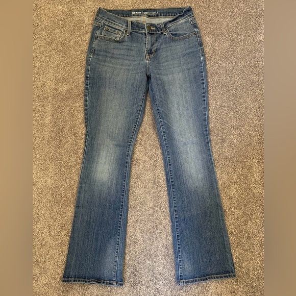 Old Navy Womens Jeans Size 6 Regular Blue Denim Curvy Mid Rise Stretch 5-Pockets - Picture 2 of 13